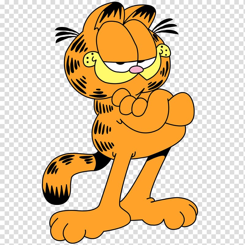 Garfield standing illustration, Garfield Proud transparent background PNG clipart