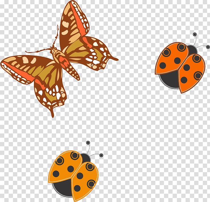 Monarch butterfly Insect Butterfly effect, Insects Free Butterfly effect element to pull the material transparent background PNG clipart