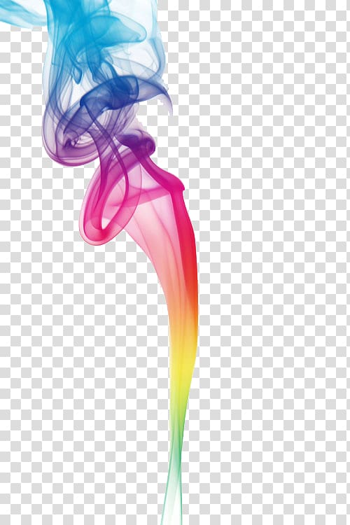 multicolored smoke illustration, Smoke Color , colored smoke transparent background PNG clipart