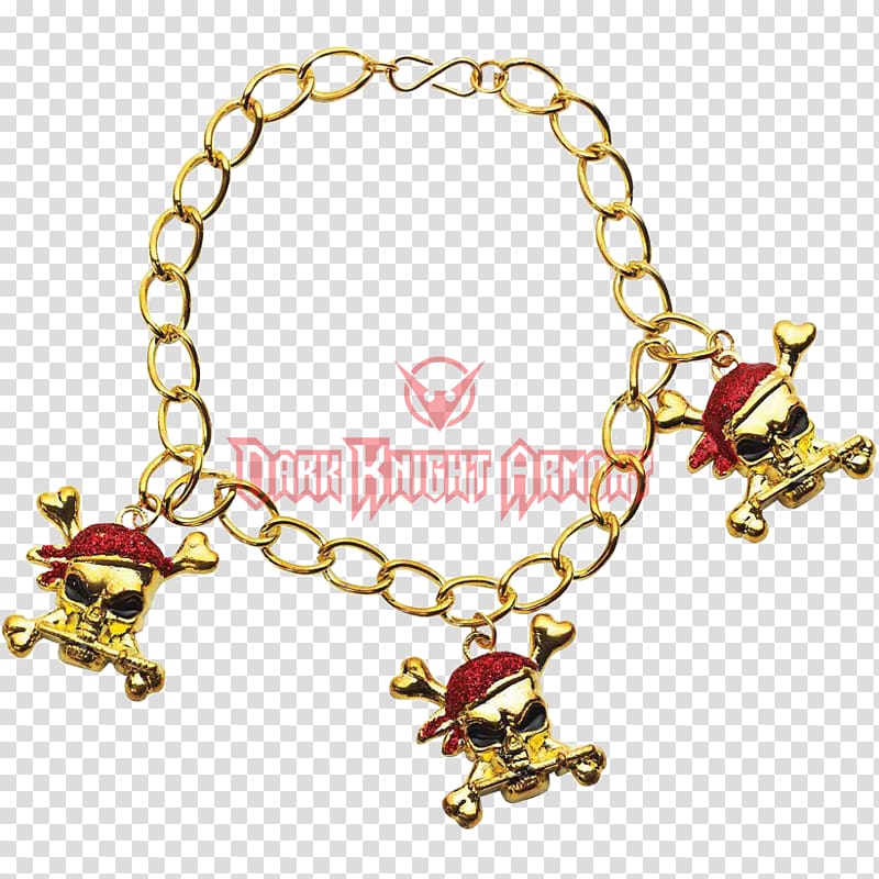 Pirate Bracelet Costume Buccaneer Girl, steampunk pirate ship charms transparent background PNG clipart