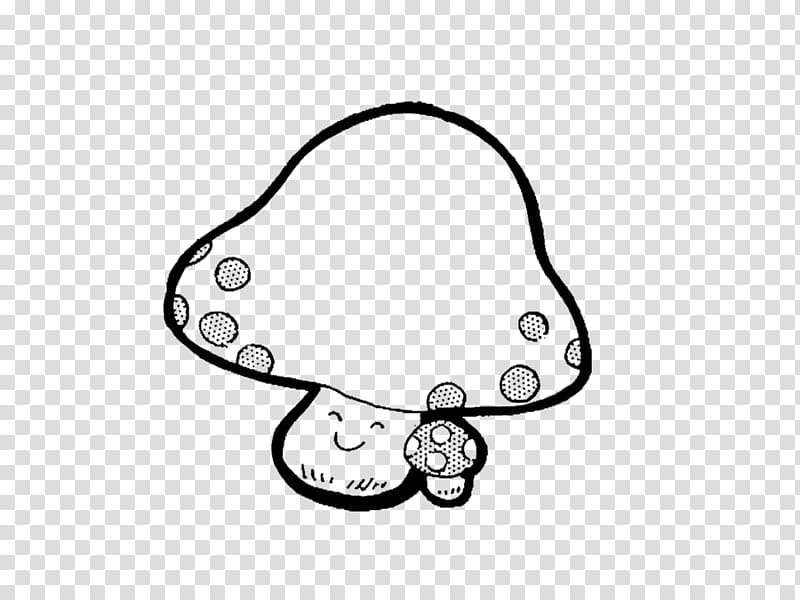 Cartoon Mushroom Computer file, Mushrooms frame transparent background PNG clipart
