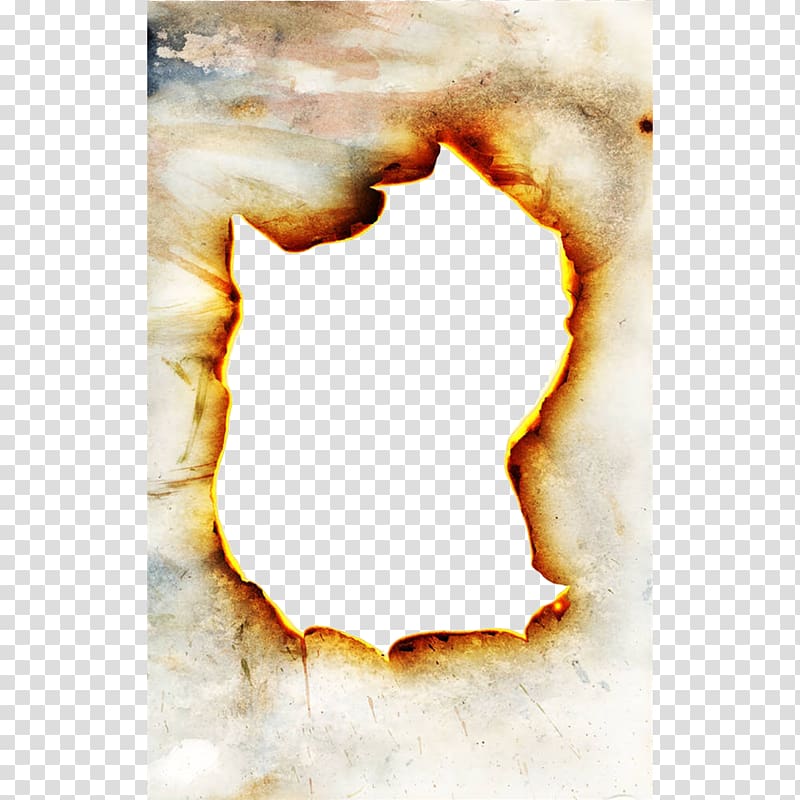 Paper Combustion Flame Fire, Burning paper, burning beige paper illustration transparent background PNG clipart