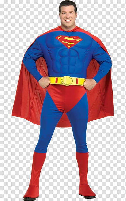 Superman Man of Steel Clark Kent Halloween costume, chest muscle transparent background PNG clipart