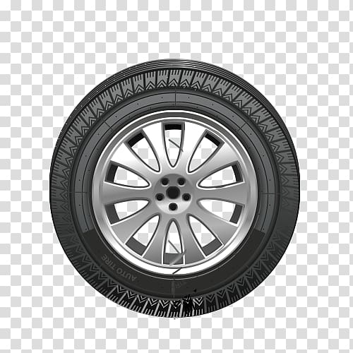 Car Snow tire Wheel, Tire transparent background PNG clipart