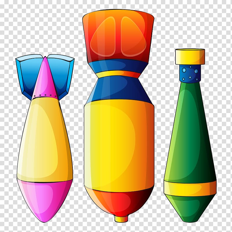 Bomb Nuclear weapon Illustration, missile,bomb,Cartoon transparent background PNG clipart