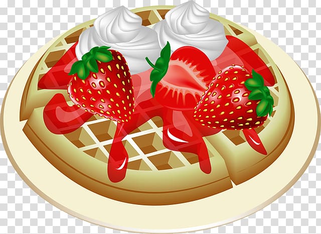 Belgian waffle Breakfast Belgian cuisine , breakfast transparent background PNG clipart