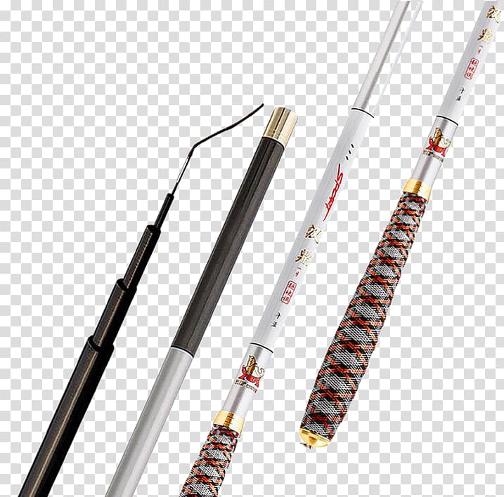 Common carp Fishing rod Carp fishing Angling, Fishing rod with a pattern transparent background PNG clipart