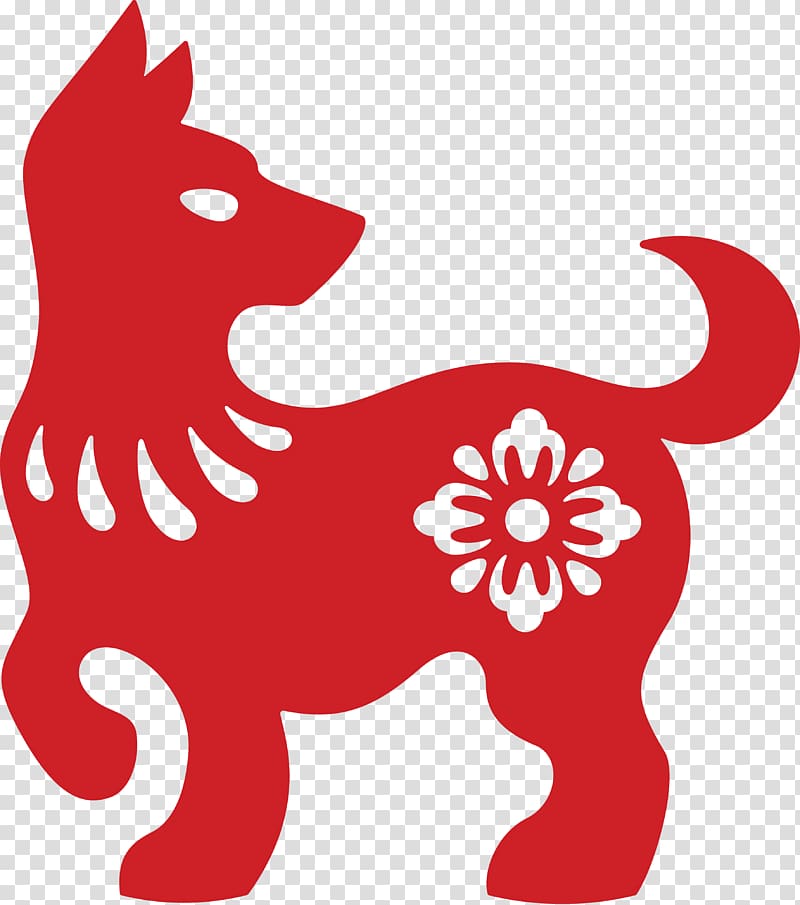 Dog Chinese zodiac Astrological sign Calendar, Dog transparent background PNG clipart