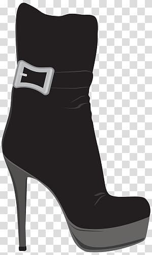 High-heeled footwear Boot Shoe , Hand-painted women-in-tube high-heeled shoes transparent background PNG clipart