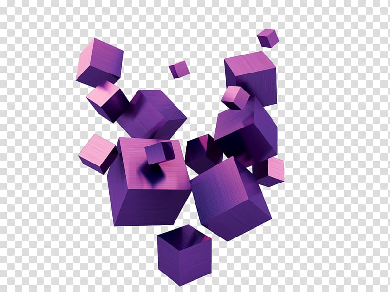 3D computer graphics Cube, cube transparent background PNG clipart