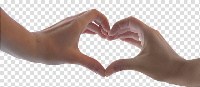 Hand heart , hand transparent background PNG clipart