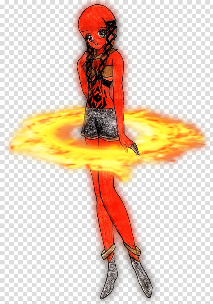 Performing Arts Illustration Costume Character, burning ring of fire transparent background PNG clipart