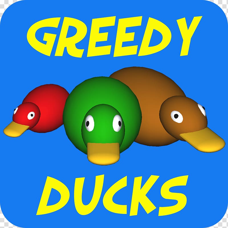 Greedy Ducks Domestic duck Google Play Clobbr, greedy transparent background PNG clipart