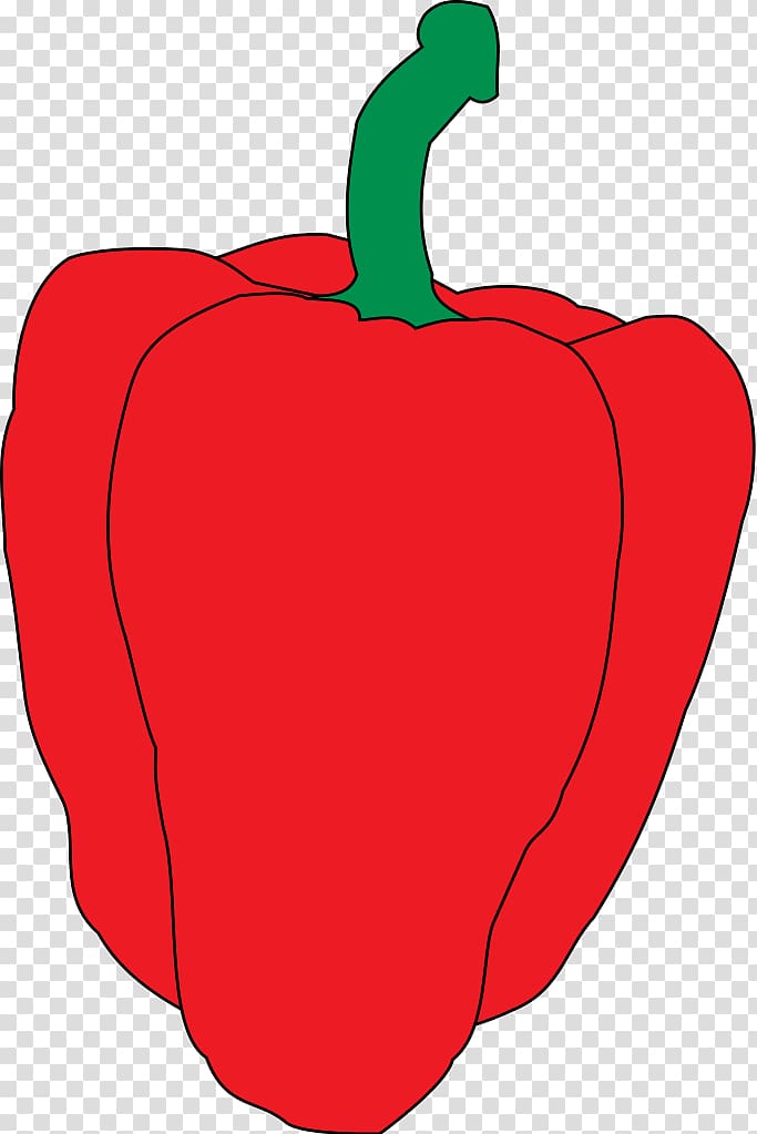 Bell pepper Chili pepper Pimiento Paprika , pimiento transparent background PNG clipart