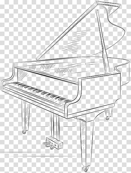 piano transparent background PNG clipart