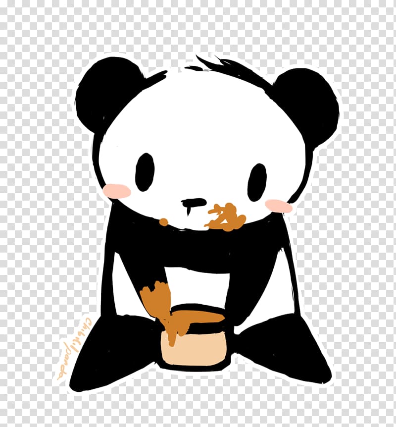 Giant panda Baby Pandas Bear Anime , Anime Panda transparent background PNG clipart