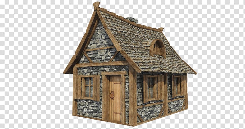 House 3D computer graphics , hut transparent background PNG clipart