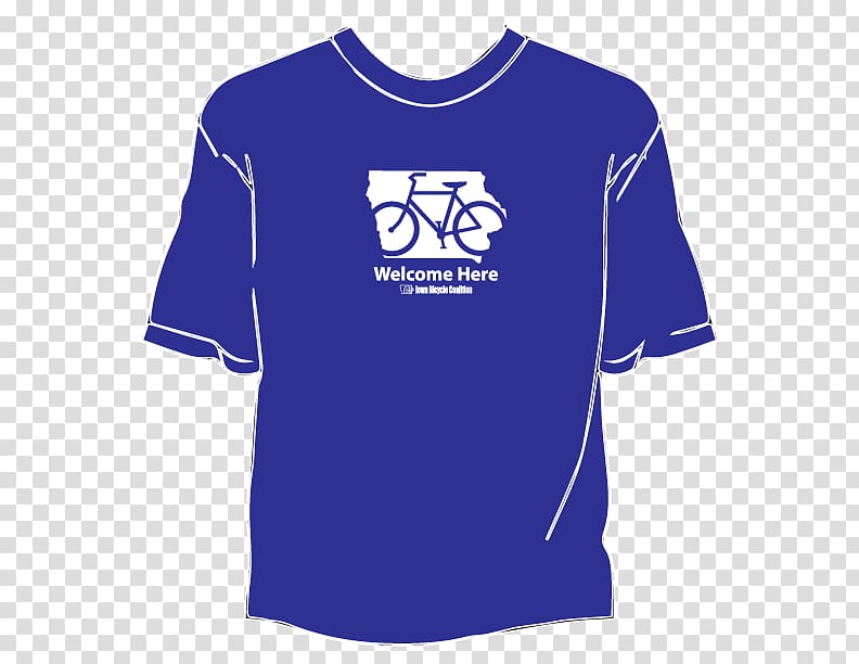 T-shirt Iowa Bicycle Coalition Cycling advocacy, Keep Moving Forward transparent background PNG clipart