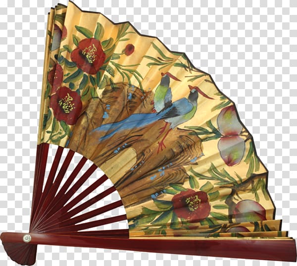 Hand fan Chinoiserie , others transparent background PNG clipart