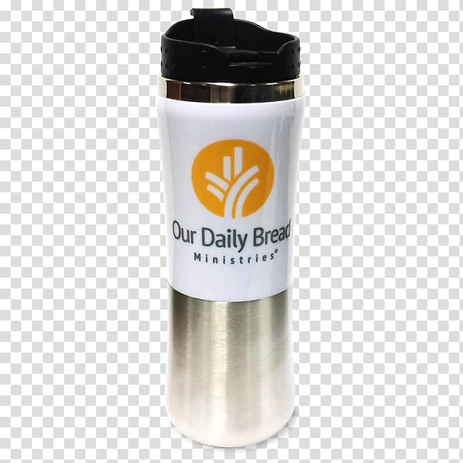 Bottle Our Daily Bread Mug Product, stainless steel word transparent background PNG clipart