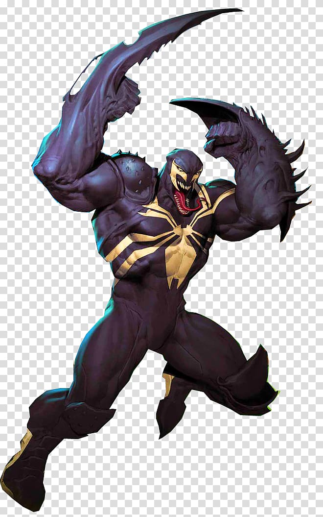 Venom Spider-Man Deadpool Carnage Symbiote, venom transparent background PNG clipart