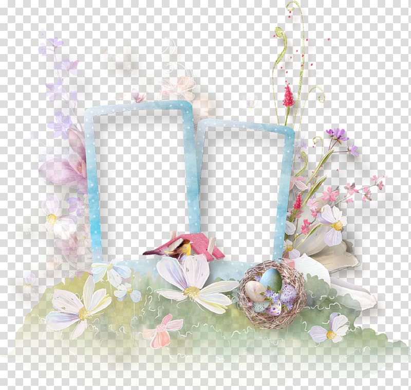 Easter Bunny Frames Cadre, Easter transparent background PNG clipart