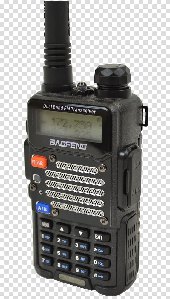 Baofeng UV-5R V2+ Baofeng UV-5R+ Two-way radio Baofeng BF-F8HP, two way radio transparent background PNG clipart