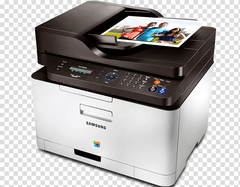 black and white Samsung multi-function printer, Samsung Multi-function printer Device driver Toner cartridge, Printer transparent background PNG clipart