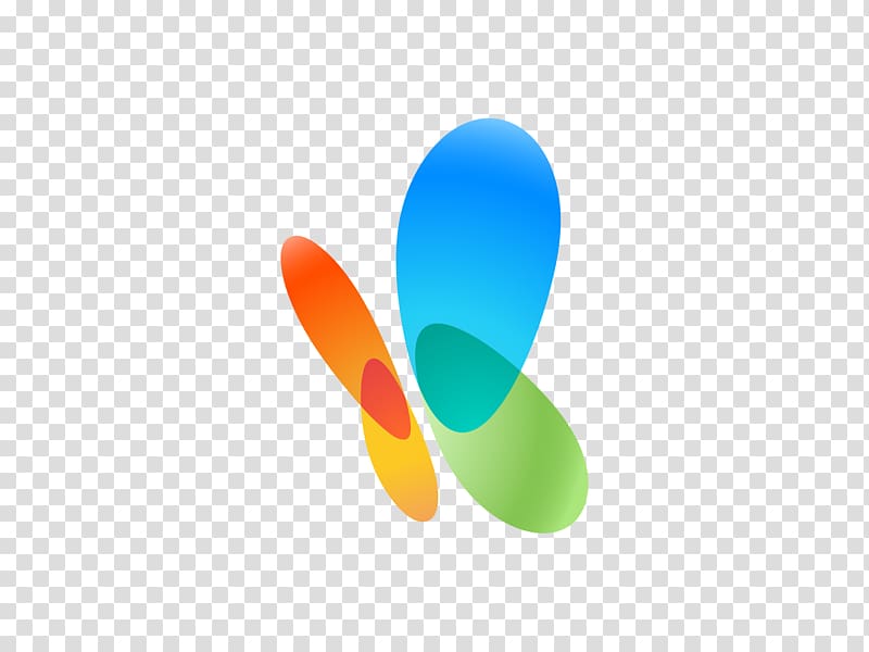 Logo MSN Butterfly, emblem transparent background PNG clipart