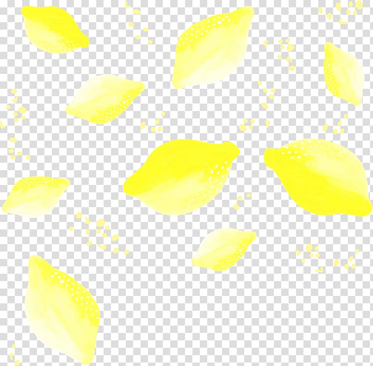 Leaf Yellow Pattern, Watercolor lemon background transparent background PNG clipart