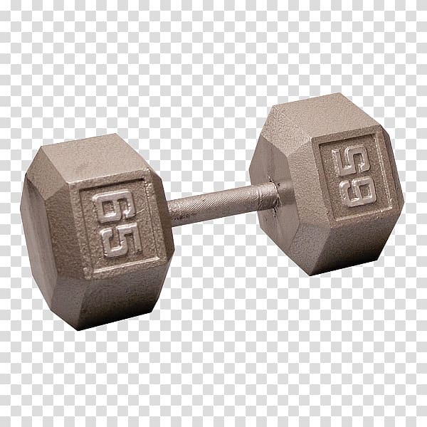 Body-Solid Hex Dumbbell SDX Weight training Body-Solid, Inc. Exercise equipment, 80 Lb Dumbbell transparent background PNG clipart