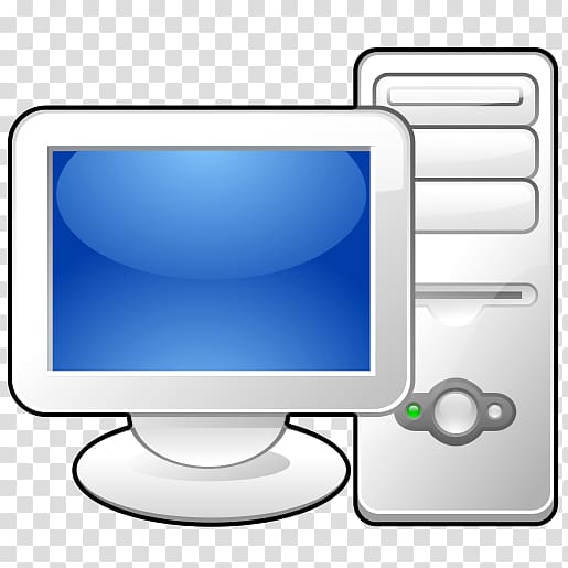 Laptop Dell Macintosh Personal computer, Cartoon computer and the host transparent background PNG clipart