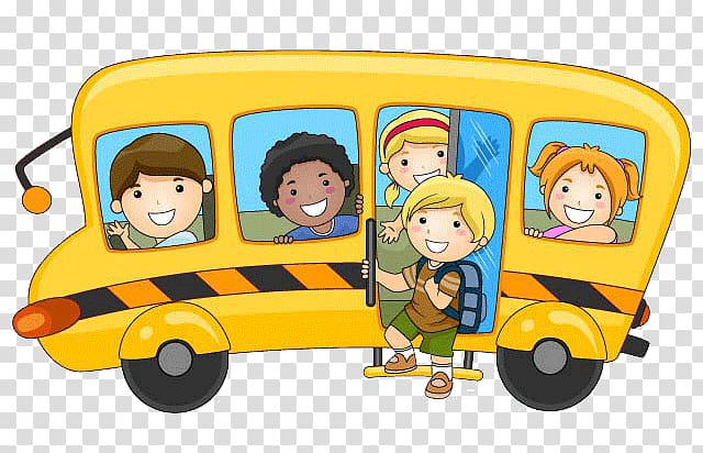 school bus illustration, Student School Child Illustration, Cartoon school bus transparent background PNG clipart