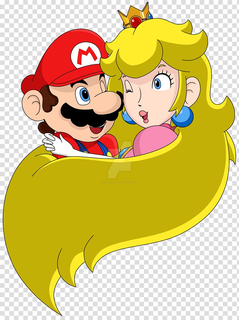 Princess Peach Super Mario Bros. Rosalina Hair, the yellow peach transparent background PNG clipart