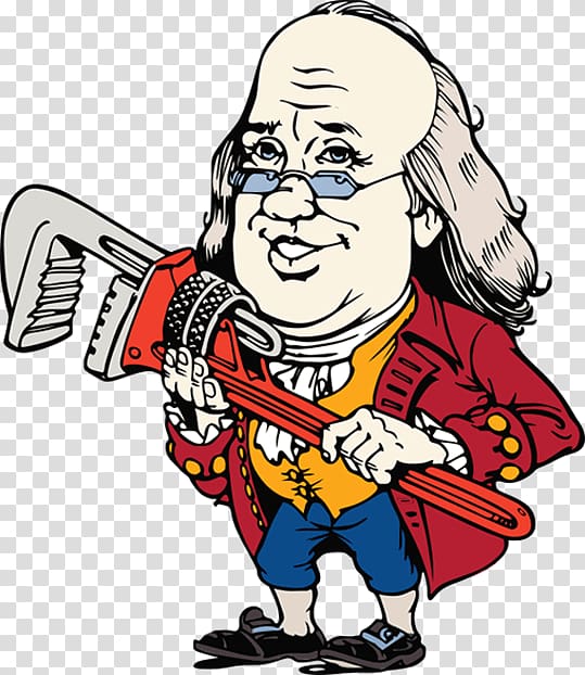 Benjamin Franklin Plumbing Plumber Drain Cleaners, Benjamin Franklin transparent background PNG clipart
