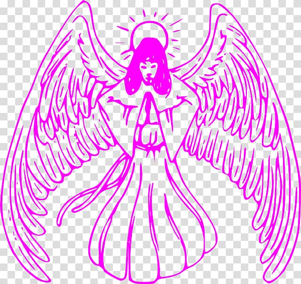Fallen angel , Pink Angel transparent background PNG clipart