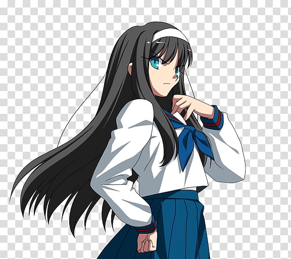 Akiha Tohno Tsukihime Melty Blood Arcueid Brunestud Fate/stay night, Anime transparent background PNG clipart