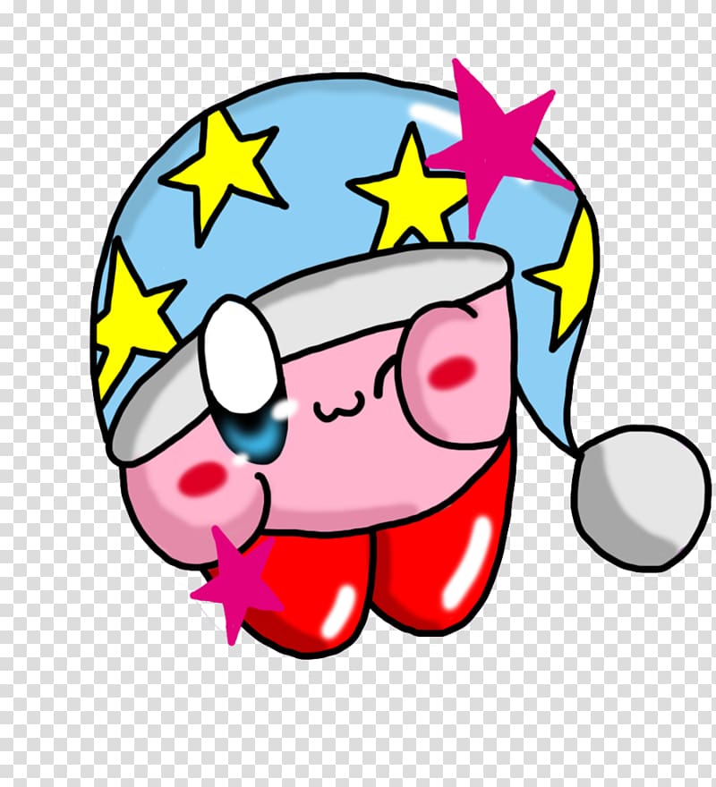Kirby Star Allies Kirby and the Rainbow Curse Kirby Air Ride Kirby\'s Dream Land 3, Sleep dketch transparent background PNG clipart