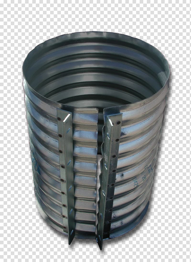 Piping and plumbing fitting Coupling Corrugated galvanised iron Pipe Culvert, annular transparent background PNG clipart