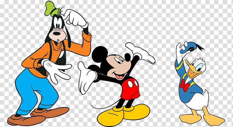 Mickey Mouse Goofy Donald Duck Minnie Mouse Pluto, clarabelle cow transparent background PNG clipart