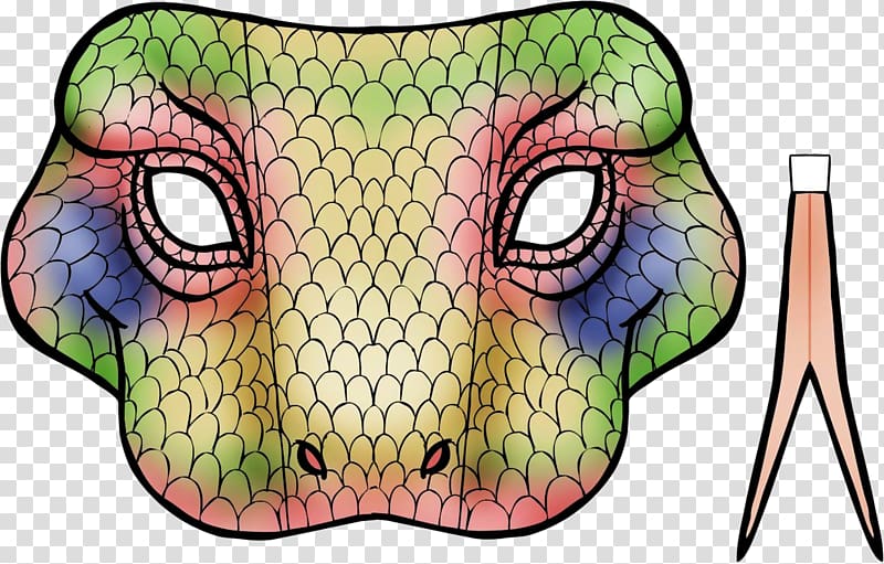 Snake Mask Pin Bear Carnival, Carnival mask transparent background PNG clipart