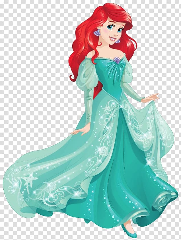 Ariel Princess Aurora Snow White Rapunzel Belle, Ariel transparent background PNG clipart