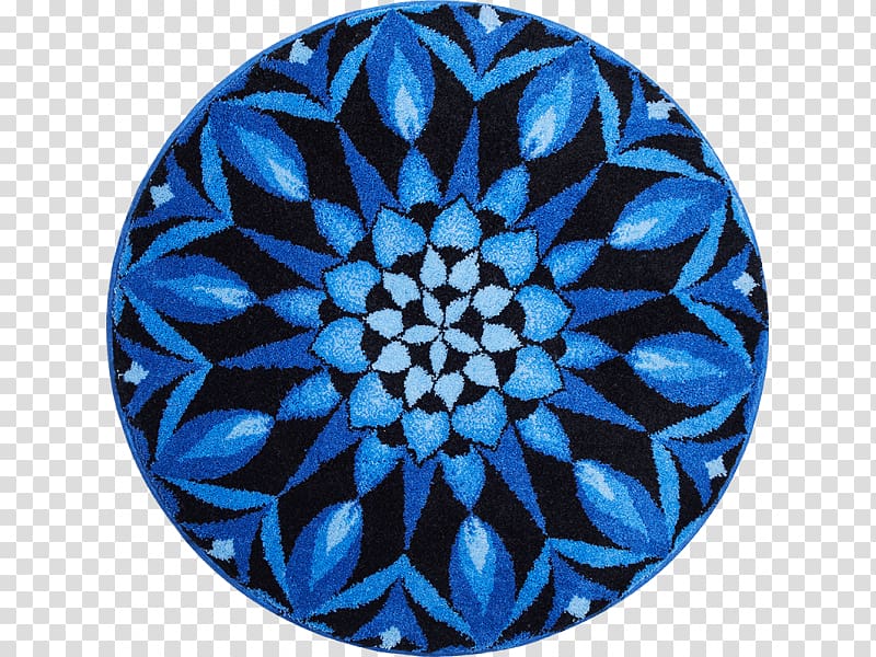 Mandala Blue Carpet Diameter Beige, carpet transparent background PNG clipart