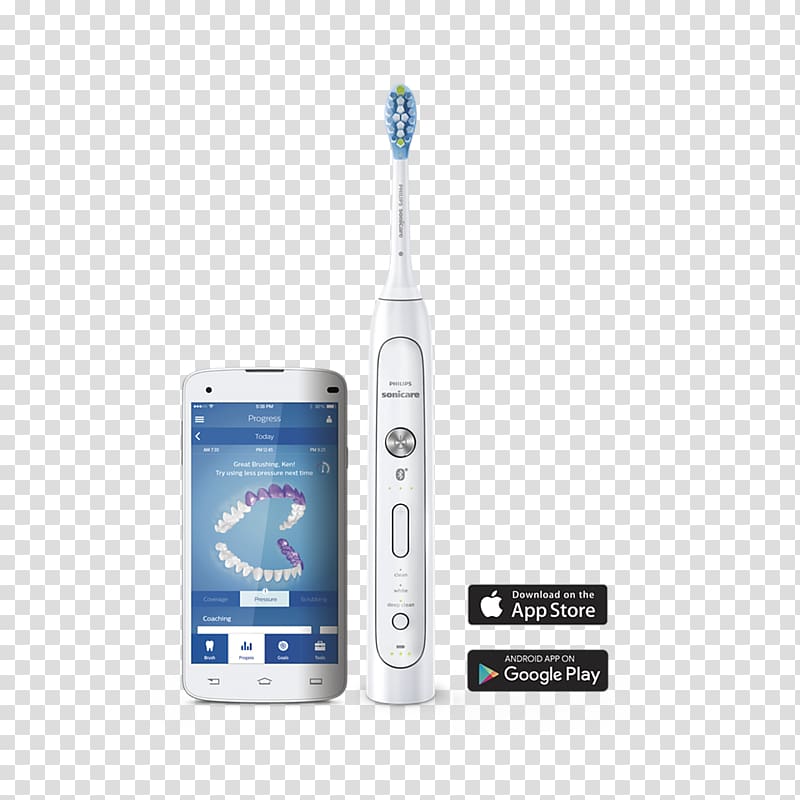 Electric toothbrush Philips Sonicare FlexCare Platinum Dentist, Toothbrush transparent background PNG clipart