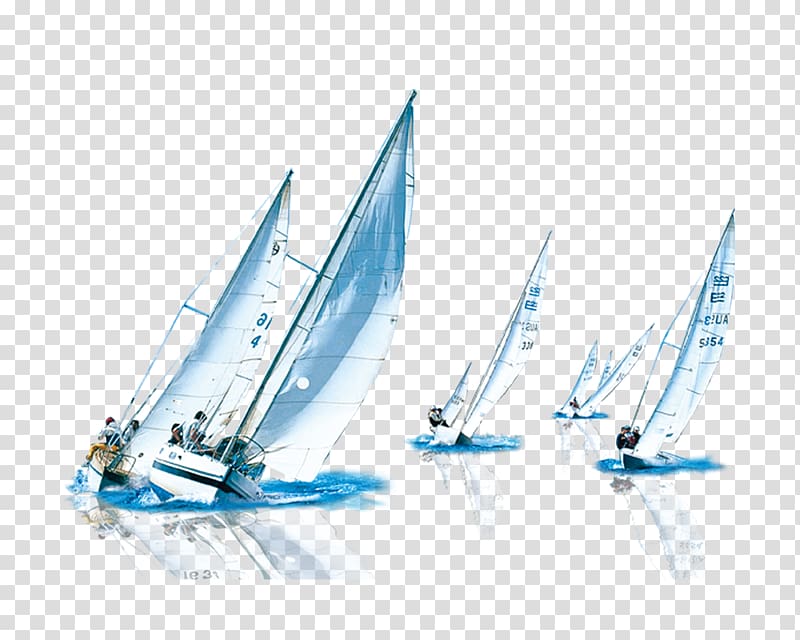 Sailing ship The Sea Poster, sailboat transparent background PNG clipart