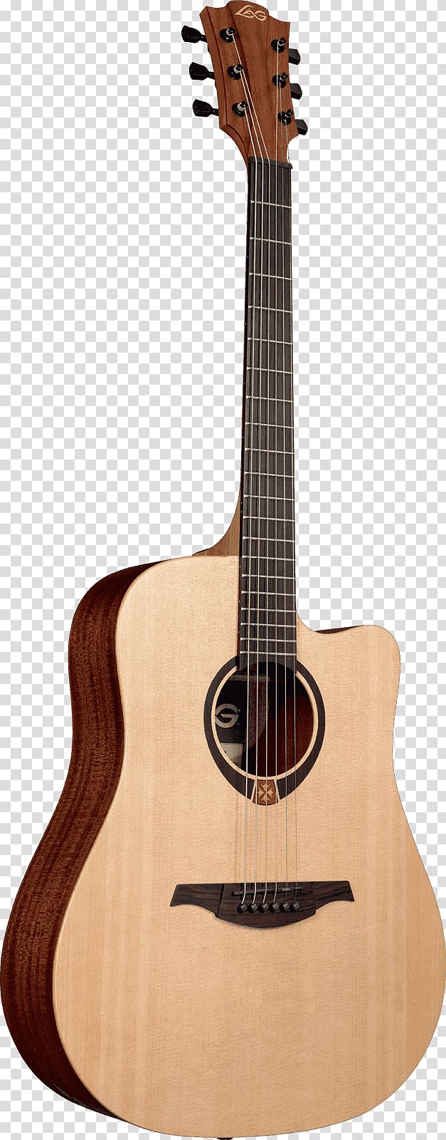 Steel-string acoustic guitar Dreadnought Lag, Acoustic Guitar transparent background PNG clipart