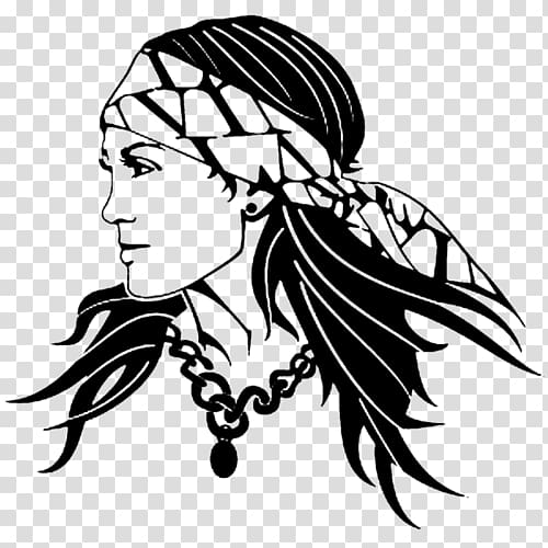 Romani people Drawing , woman transparent background PNG clipart