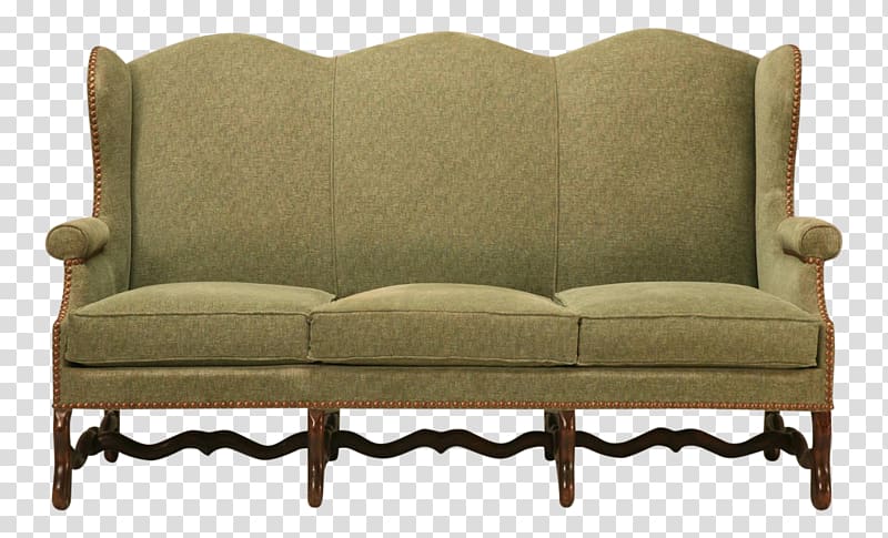 Loveseat Sofa bed Couch Slipcover, chair transparent background PNG clipart