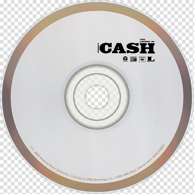 Compact disc The Legend of Johnny Cash Music Album, Johnny Cash transparent background PNG clipart