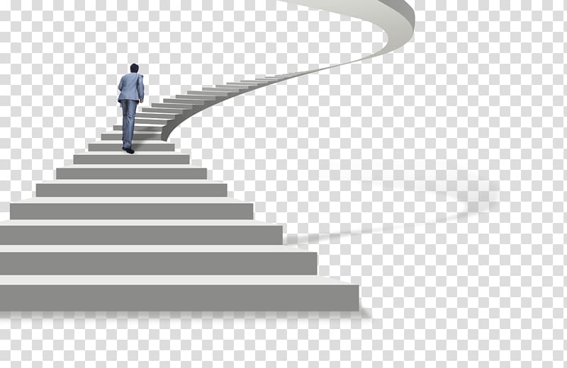 man walking on staircase , If(we) .dwg, Ladder of Success transparent background PNG clipart